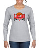 lakeland basketball sport gray heavy blend shirt w/ lakeland basketball v3 logo on front.