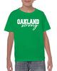 oakland strong graphic design shirt