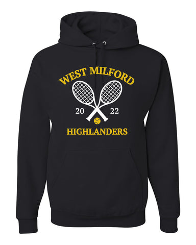 West Milford Girls Tennis Black JERZEES - Nublend® Joggers - 975MPR w/ WM Girls Tennis Design on Front Hip.