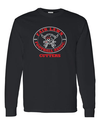 FLFA Black JERZEES - NuBlend® Hooded Sweatshirt - 996MR w/ FLFA (text) Logo on Front