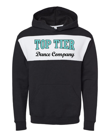 TOP TIER Dance Black B-Core Racerback Tank Top - 4166 w/ Top Tier Dance Company Logo on Front