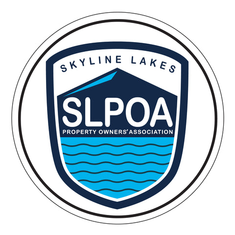 Skyline Lakes Next Level - Women's Ideal Racerback Tank - 1533 w/ Shield Logo on Back & SLPOA Logo on Front