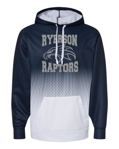 Ryerson School Navy-Columbia Dyenomite - Crystal Tie-Dyed T-Shirt - 200CR w/ V1 Design on Front