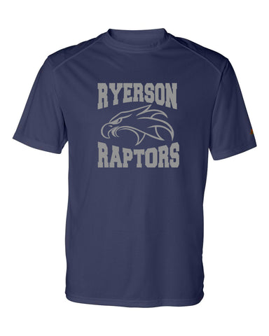 Ryerson School Sport Gray Heavy Blend™ Hooded Sweatshirt w/ Logo Design 1 on Front