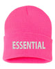 essential worker embroidered cuffed beanie hat