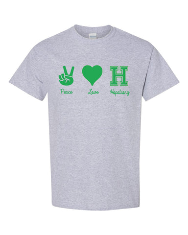 Hopatcong Hooded Sweatshirt w/ Large Front Logo Graphic Transfer Design Sweatshirt