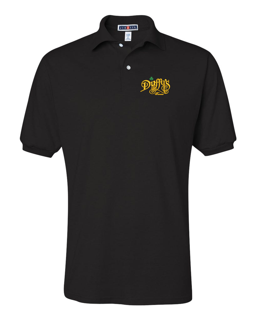 Duffy's Tavern Short Sleeve JERZEES - SpotShield™ 50/50 Polo Sport Shirt - 437YR - w/Logo Embroidered on Left Chest