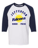 jcpta raglan short sleeve tee w/ jcpta large 