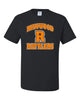 Ringwood Rattlers Black JERZEES - Dri-Power® 50/50 T-Shirt - 29MR w/ 2 Color RATTLERS Design on Front