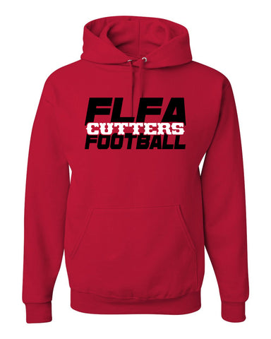 FLFA Black Dyenomite - Cyclone Hooded Sweatshirt - 854CY w/ FLFA (text) Logo on Front
