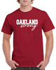 oakland strong graphic design shirt