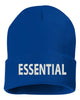 essential worker embroidered cuffed beanie hat