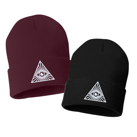 Thug Life Embroidered Cuffed Beanie Hat