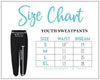 bloomingdale pta black jerzees - nublend® sweatpants - 973br w/ varsity b on hip.