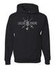 Lakeland Fencing Black 50/50 Blend Hoodie w/ Gray Design