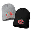 maga 2024 embroidered cuffed beanie hat