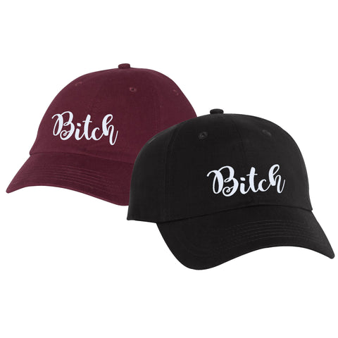 BITCH Embroidered Cuffed Beanie Hat