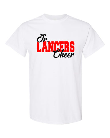 Jr. Lancers Competition Cheer Black JERZEES - Nublend® Joggers - 975MPR w/ Jr Lancers Script Logo Down Leg.